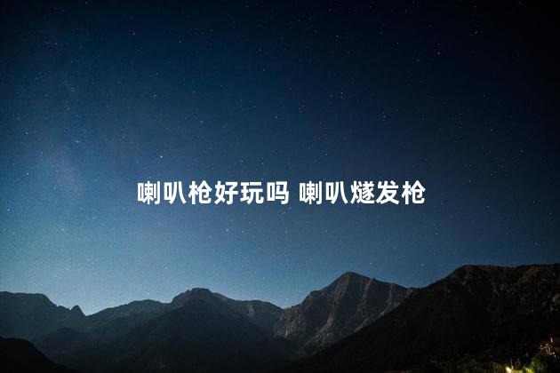 喇叭枪好玩吗 喇叭燧发枪